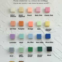 Spiral Twist Soy Wax Candle Pastel Dinner Table Decor - thumbnail 4