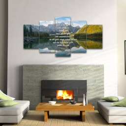Proverbs 35-6 #48 Niv Trust in The Lord Bible Verse Canvas - Christian Scripture Religious Wall Art Home Decor Paintings - thumbnail 2