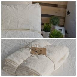 Linen Sheet Set in A Antique White Color Bedding Set Queen King 100% Linen/Sheet Set/ Shabby Chic Farmhouse