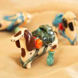 Ceramic Dachshund Lucky Dog Handcrafted Good Luck Charm - thumbnail 2