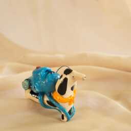 Ceramic Dachshund Lucky Dog Handcrafted Good Luck Charm - thumbnail 3
