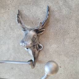 Moose Bathroom Toilet Paper Holder, Pick Your Color, Tp Nature Towel Rack, Wall Hook. Ranch Cabin Rustic Bath Fixture Christmas - thumbnail 4