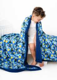 Huge Bamboo Starry Night Quilt, Neverland Toddler Bed Comforter, Super Soft Big Blanket