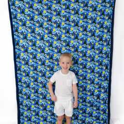Huge Bamboo Starry Night Quilt, Neverland Toddler Bed Comforter, Super Soft Big Blanket - thumbnail 3