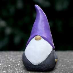 Fantasy Nordic Gnome Statue Concrete Figurine Outdoor Pixie Sculpture Garden Decoration Christmas Ornament Gnome Lover Gift - thumbnail 1