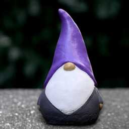 Fantasy Nordic Gnome Statue Concrete Figurine Outdoor Pixie Sculpture Garden Decoration Christmas Ornament Gnome Lover Gift - thumbnail 3