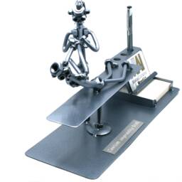 Chiropractor Metal Sculpture Gift Business Card Holder Desc Accessory, Best Future Gift, Appreciation Present - thumbnail 4