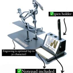 Chiropractor Metal Sculpture Gift Business Card Holder Desc Accessory, Best Future Gift, Appreciation Present - thumbnail 2