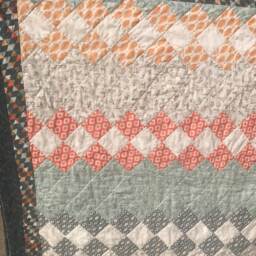 Quilted, Hand Crafted Quilt-Bedding-Home Furnishings-One Of A Kind - thumbnail 2