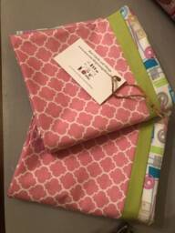Pillow Case, Geometric Design, Fun, Pink