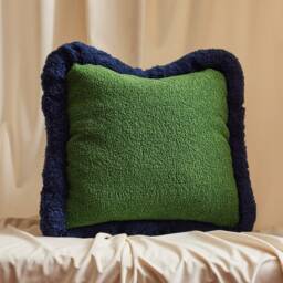Nick Cave Boucle Pillows With Samuel & Sons Jumbo Fringe - thumbnail 2