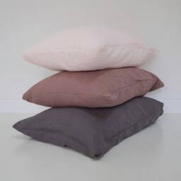 Handmade Linen Pillowcase Stone Washed European Flax, Envelope Closure - thumbnail 3