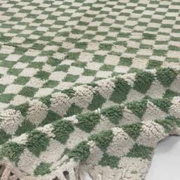 5x8 Vintage Atlas Wool Rug Handwoven Tribal Carpet - thumbnail 4
