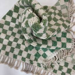 5x8 Vintage Atlas Wool Rug Handwoven Tribal Carpet - thumbnail 2