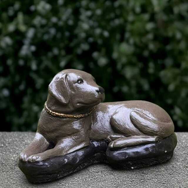 Garden Labrador Statue Concrete Dog Sculpture Outdoor Pet Ornament Handmade Front Door Decor Lover Gift Memorial - image 1