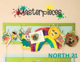 Children Wall Art - Art Decal Kids Gallery Masterpiece Child Artist Masterpieces - thumbnail 1