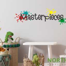Children Wall Art - Art Decal Kids Gallery Masterpiece Child Artist Masterpieces - thumbnail 3