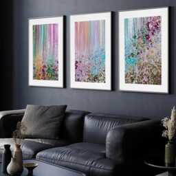 Symphony Of Colour Framed Art Print Trio - thumbnail 2