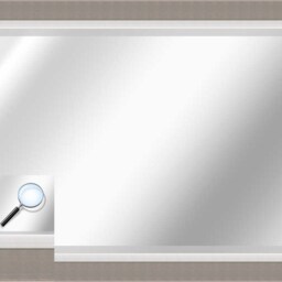 Large Gunmetal Silver Framed Mirror Modern Brushed Elegant Edge Wall - Choice Of Size Premium Quality Free P&p - thumbnail 2