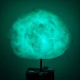 Handmade Led Thunder Cloud Lamp Sound-Reactive Color Changing Usb Desk Light - thumbnail 2