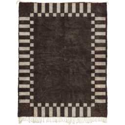Brown Beni Ourain Rug - Neutral Moroccan Carpet Versatile Design For Any Room - thumbnail 2