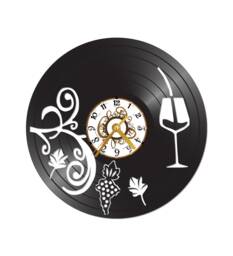 Free Shippingwine Lovers Vinyl Record Clock - thumbnail 1