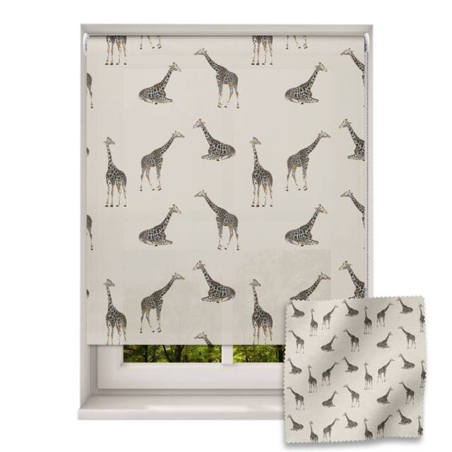 Safari Giraffe Roller Blind, Children's Made To Measure, Blind - image 1