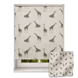 Safari Giraffe Roller Blind, Children's Made To Measure, Blind