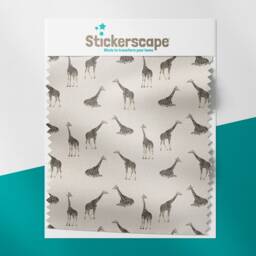 Safari Giraffe Roller Blind, Children's Made To Measure, Blind - thumbnail 2