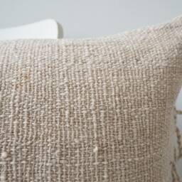 Gray Dot Block Print Mudcloth Hmong Pillow Case - thumbnail 3