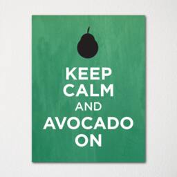 Keep Calm & Avocado On - Fine Art Print Choice Of Color Purchase 3 Receive 1 Free - thumbnail 1