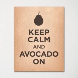Keep Calm & Avocado On - Fine Art Print Choice Of Color Purchase 3 Receive 1 Free - thumbnail 2