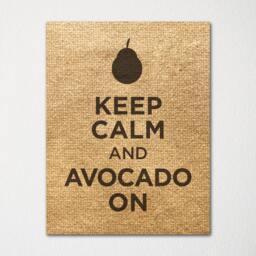 Keep Calm & Avocado On - Fine Art Print Choice Of Color Purchase 3 Receive 1 Free - thumbnail 3