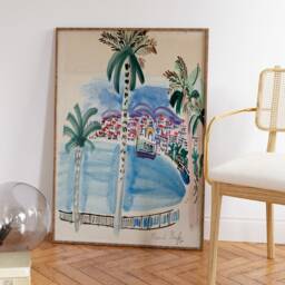 Raoul Dufy Poster, Nice, Fauvist Print, Expressionist Art, Fashionable Decor, Floral Wall Scenery & Nature, A1/A2/A2/A3 - thumbnail 3