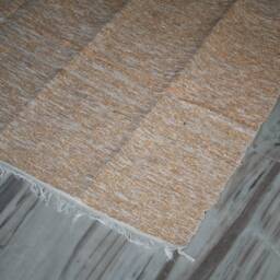 "Handmade Cotton Chindi Kilim Rug - Indian Woven Decor - 45""x70" - thumbnail 3