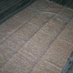 "Handmade Cotton Chindi Kilim Rug - Indian Woven Decor - 45""x70" - thumbnail 2