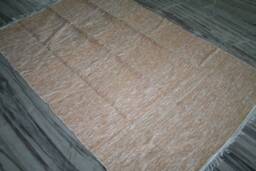 "Handmade Cotton Chindi Kilim Rug - Indian Woven Decor - 45""x70" - thumbnail 1