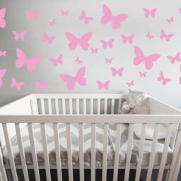 Butterfly Wall Decal - Multi-Size Vinyl Art Stickers, Nursery Decor - thumbnail 3