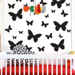 Butterfly Wall Decal - Multi-Size Vinyl Art Stickers, Nursery Decor - thumbnail 2