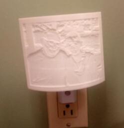 Custom Photo Lithophane Night Light - thumbnail 3