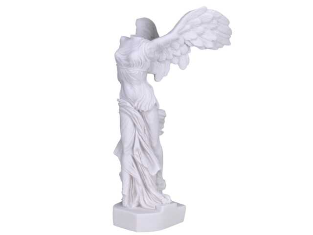 Nike Victory Of Samothrace Winged Goddess Cast Marble Greek Statue Sculpture 14.17Inches - 36 cm - image 1