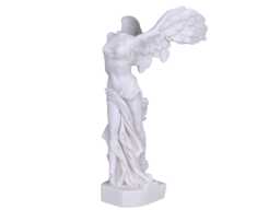 Nike Victory Of Samothrace Winged Goddess Cast Marble Greek Statue Sculpture 14.17Inches - 36 cm - thumbnail 1