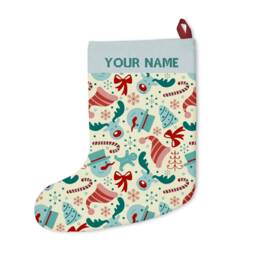 Custom Christmas Stockings - Customize With Your Photo - Logo Graphic Custom Text Quote - thumbnail 3