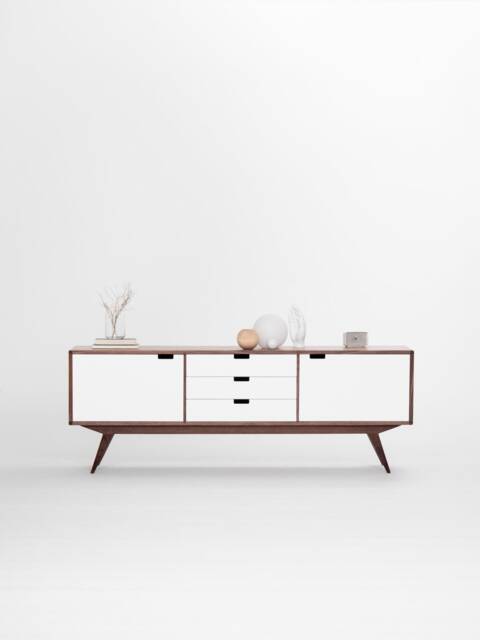 Heim - Sideboard, Credenza, Dresser, Commode Made Of Black Walnut Wood - image 1