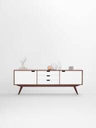 Heim - Sideboard, Credenza, Dresser, Commode Made Of Black Walnut Wood - thumbnail 1
