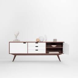 Heim - Sideboard, Credenza, Dresser, Commode Made Of Black Walnut Wood - thumbnail 2