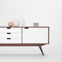 Heim - Sideboard, Credenza, Dresser, Commode Made Of Black Walnut Wood - thumbnail 3