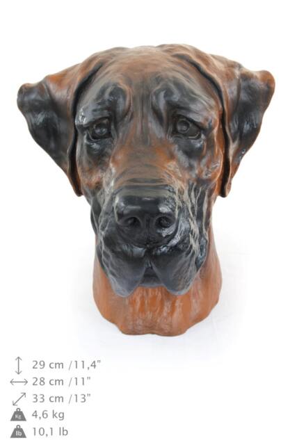 Great Dane, Deutsche Dogge - Uncropped, Color, Dog Big Head Statue, Limited Edition, Artdog - image 1