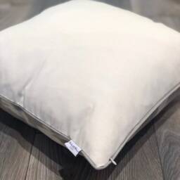 Silk Ikat Pillow Cover Spring Silver - Statement Cushion For Home Decor - thumbnail 3