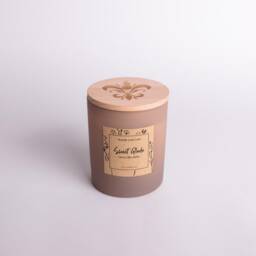 Soy Wax Candle - Sandalwood & Vanilla Hand-Poured Scented Jar - thumbnail 3